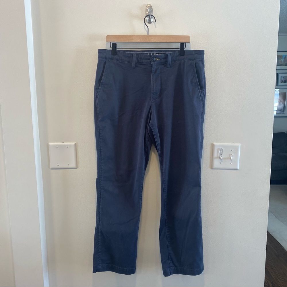 L.L Beans Men's BeanFlex Performance Canvas Pants Chinos Standard Fit 34x30